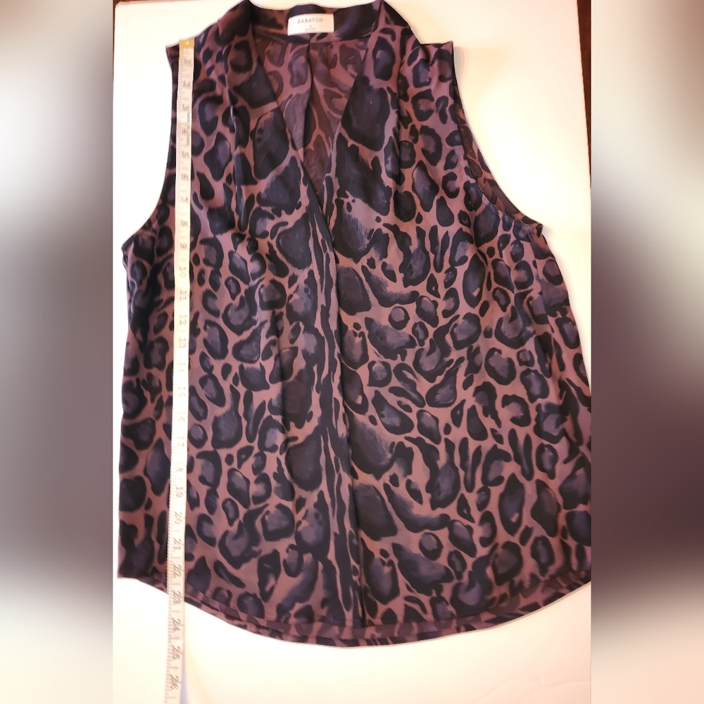 Babaton Pink and Black Patterned Top S - Picture 10 of 11